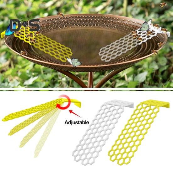 Floating Bee Island Bee Ladder Drinking Tray Bee Waterer Butterfly Water Stations Bird Baths Insect Water Catcher for Thirsty Pollinators