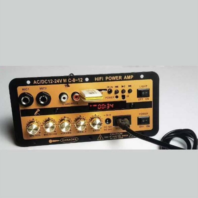 Автомобильный Домашний Аудио Усилитель Модуль Выход Совместимый с Bluetooth 4.2 Технология Поддерживает USB Карту Памяти FM Радио Плейбеки