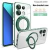Чехол Magsafe с магнитным поглощающим покрытием для Xiaomi Redmi Note 13 Pro + 12 11 11S Redmi 13C 12C 10C 9A, полная защита камеры