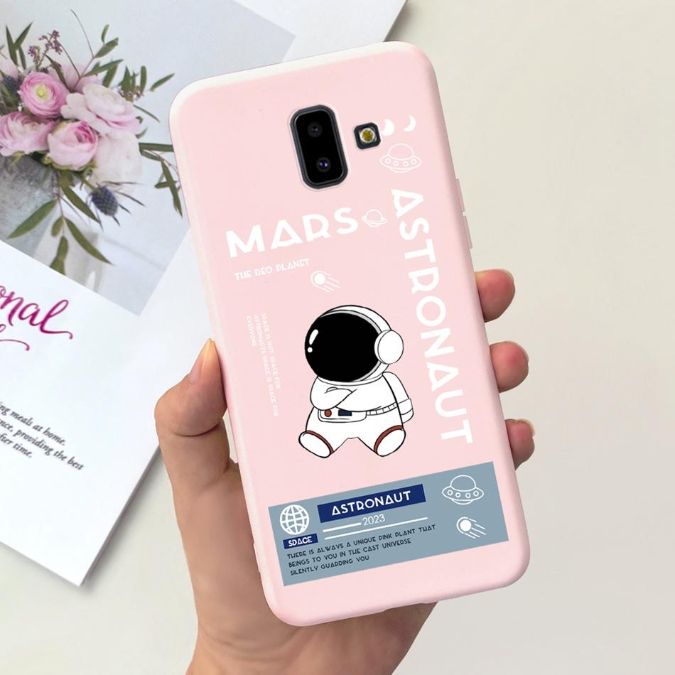 Чехол для Samsung Galaxy J6 Plus 2018 Samsung J6 (2018) J6+ J 6 J6Plus J610F J600G Милый Конфетный Цвет Мягкий Силиконовый Задний Чехол для Телефона