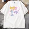 ZX Футболка Polly Pocket с принтом Топы Polly Pocket Буквенная одежда Дышащие Camisetas Ностальгия Ретро Высококачественные хлопковые топы