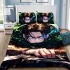3D Print Anime Attack on Titan Bedding Set Soft Comforter Cover With 1/2pcs Pillow Shams For Kids Adults Microfiber Quilt Cover