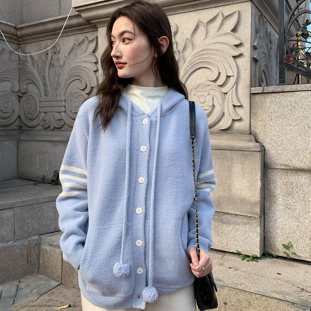 DIMANAF 2025 Весна Женские Полосатые Новые Свитера Вязаные Базовые Модные Стиль О-образный вырез Свободный Пуловер Свитер