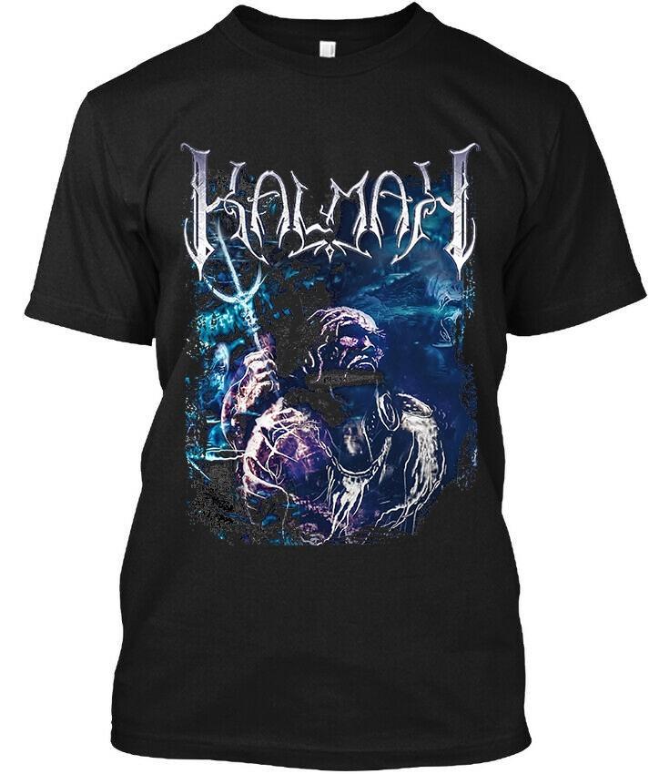 Ограниченный Новый Kalmah Swampsong Финляндия Пауэр Мелодик-Дэт Музыка Искусство Футболка S-5XL