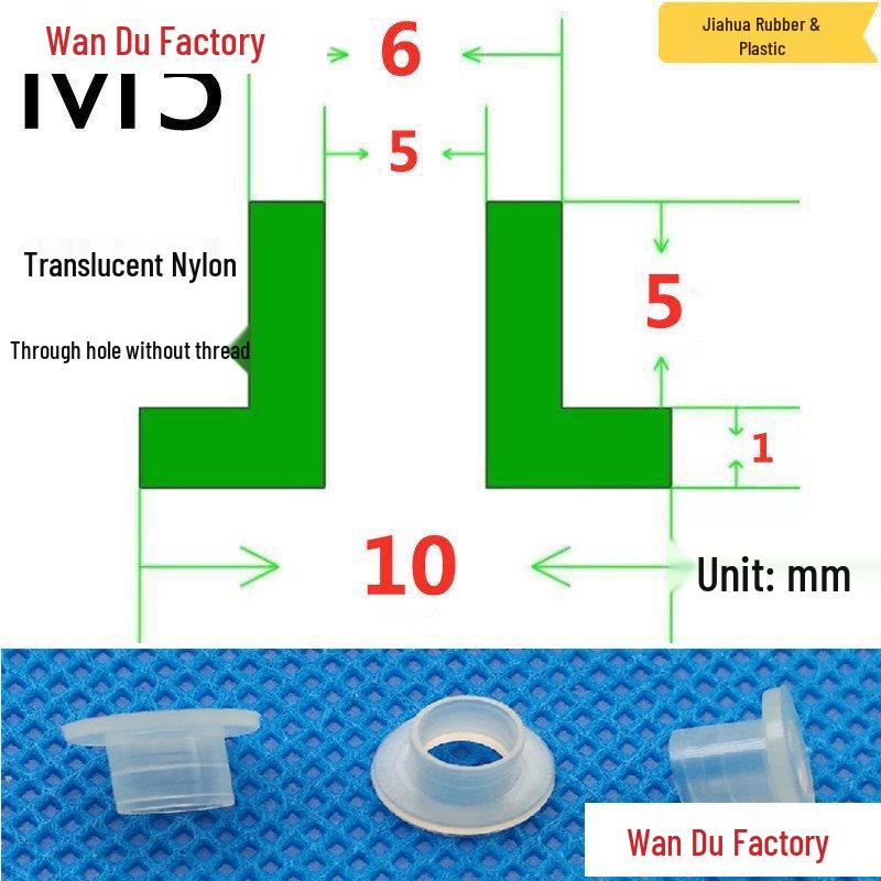 T-Shaped Nylon Insulating Bushing Spacer for M3-M35 Threads