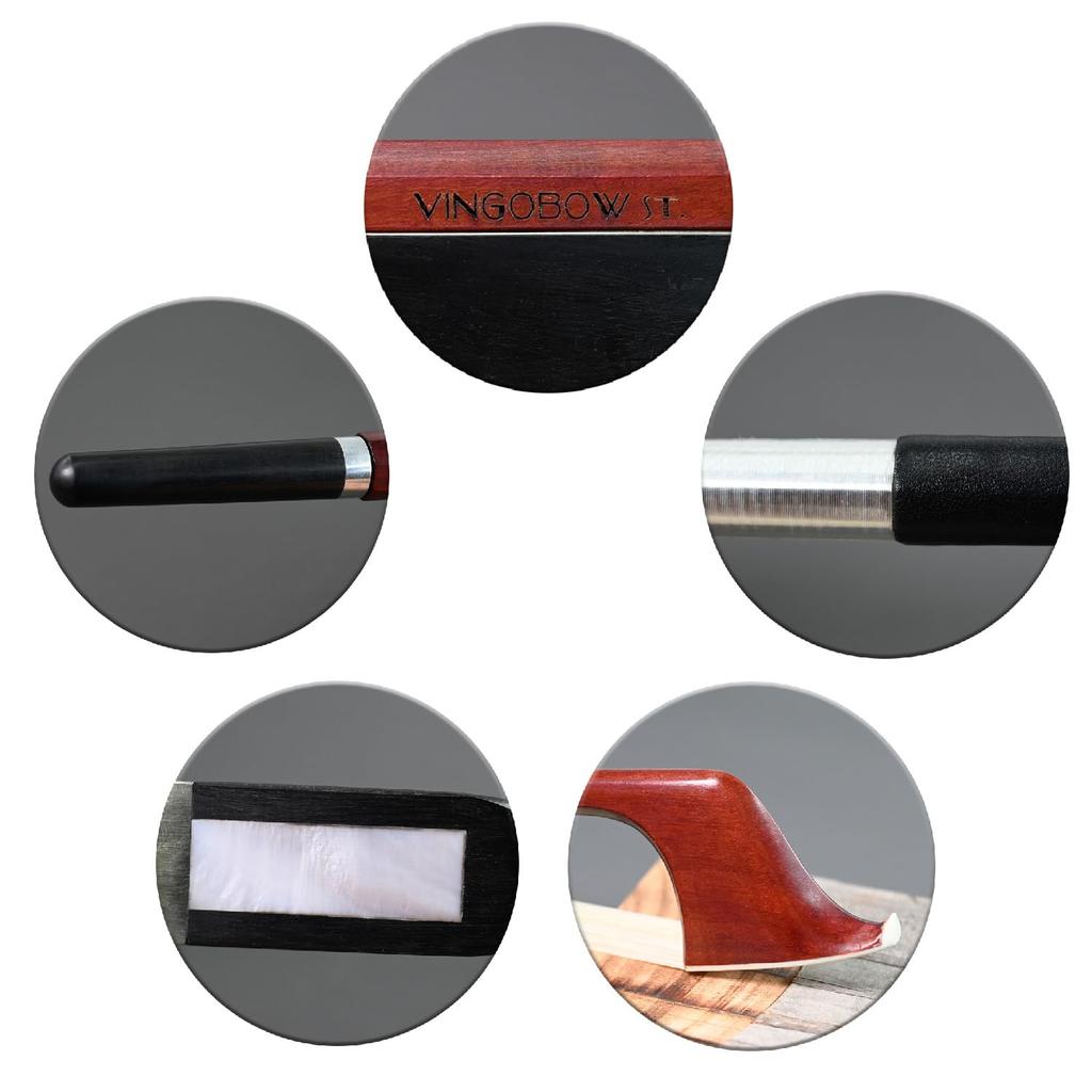Размер смычка для контрабаса немецкая модель VINGOBOW 4/4