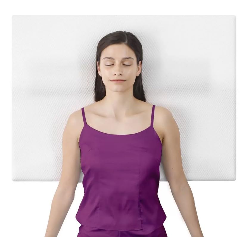 Costco True Sleeper Seventh Pillow, Single, 90cm x 68cm, White, Modern Neck Support, Soft