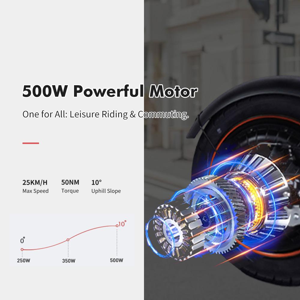 GELEIPU C14 Складной Электросамокат 500 Вт Мотор Аккумулятор 48В17.5Ач 14 * 2.5" Надувные Шины Макс. Скорость 32 км/ч Макс. Дальность 100 км