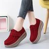 Fashion Chunky Platform Sneakers Women Wedge Shoes Women Casual Sport Shoes Slip On Flats Woman Thick Bottom Loafers Shoes
