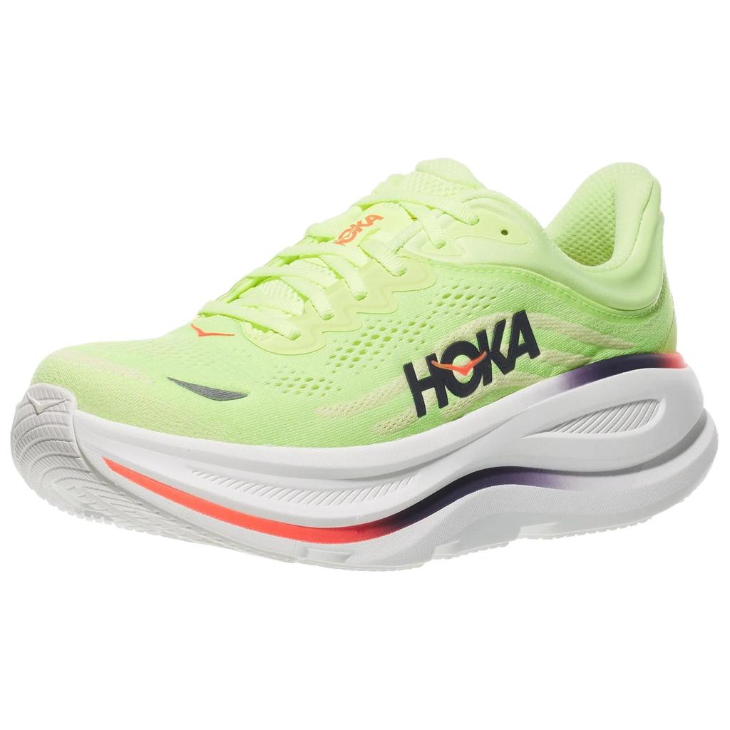 HOKA One One Bondi 9 Устойчивые к истиранию Дышащие Поддерживающие Повседневные Беговые Кроссовки Мужские Зеленые 1162013-NYZS