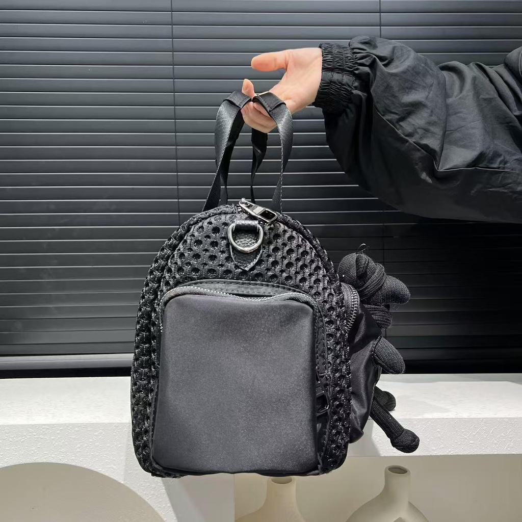 Эксклюзивная женская сумка-медведь в стиле пэчворк с множеством карманов и кукольным ремнем через плечо/через плечо