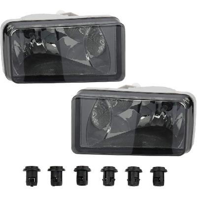 MAYASAF Пара дымчатых противотуманных фар для бампера CHEVY 2007-14 Silverado/Suburban/Avalanche/Tahoe, Для GMC 2007-14 Sierra/Yukon, 2007-08