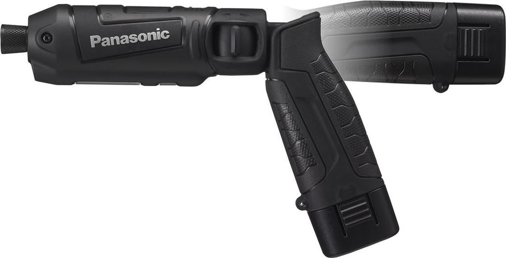 Panasonic Rechargeable Stick Impact Body Only and Case Sold 25Nm Wide Spot Black EZ7521X-B Driver, 7.2V, (Battery Pack, Charger, Separately), Torque,