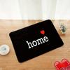 Simple Household Bathroom Absorbent Quick Drying Mat Black Dirty Door Mat Toilet Door Non-slip Mat