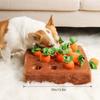 Dogs Carrot Snuffle Mat Interactive Pet Stress Relief Dogs Chew Toys with Non-Slip Bottom for Dog Cat Eliminating Boredom Stress