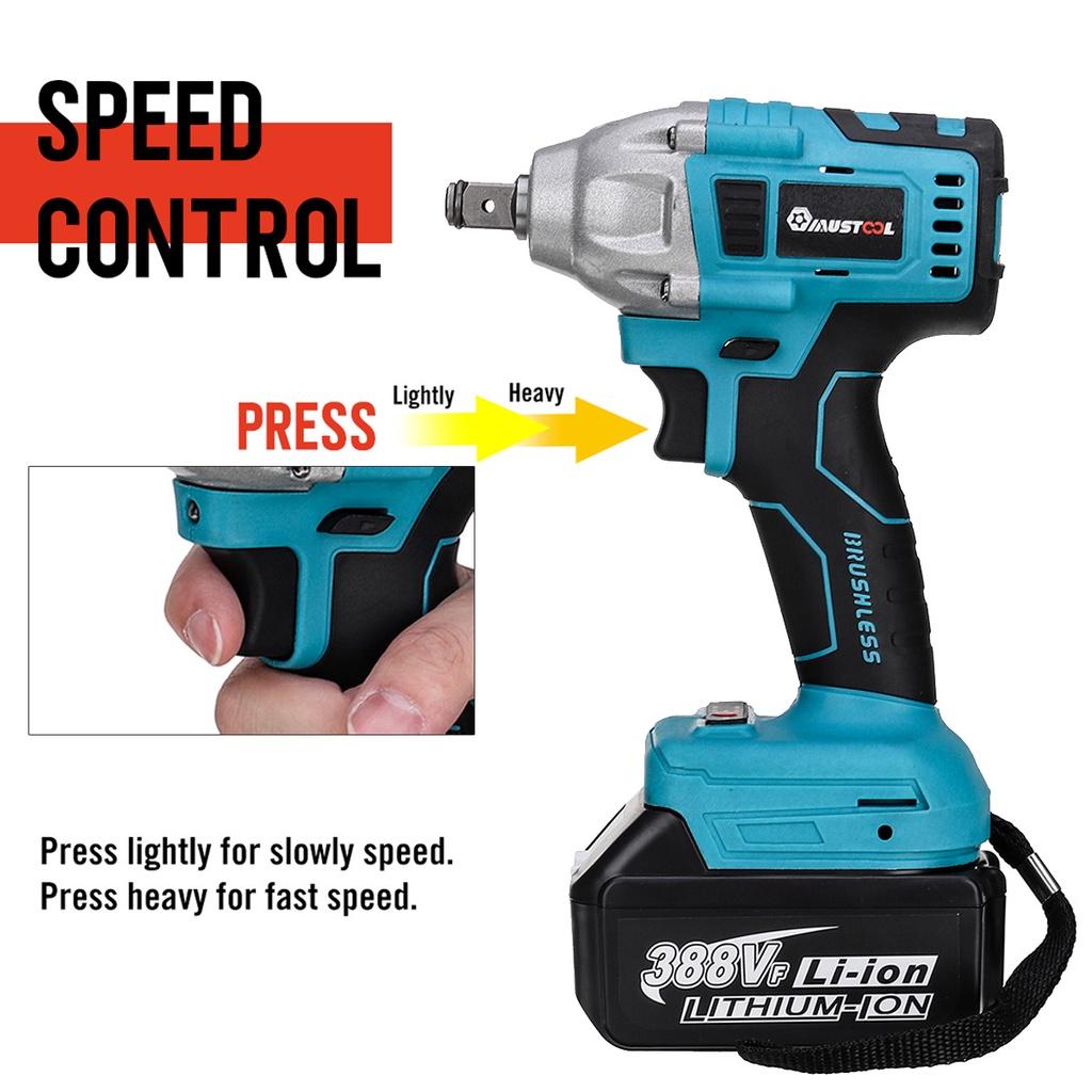 Набор электрических инструментов 3 в 1, бесщеточная угловая шлифовальная машина 125 мм, электрический ударный гайковерт, перфоратор для батареи 18 В