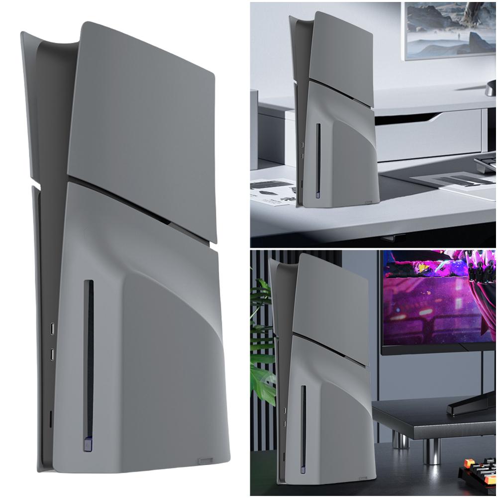 Жесткий чехол ABS с лицевой панелью, противоударный чехол для консоли PS5 Slim Disc Edition