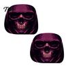 Decorative Van Headrest Protectors 2Pcs Horror Skeleton Car Covers, Scary Halloween Auto Daily Commute Refreshments Seat Protectors, Universal
