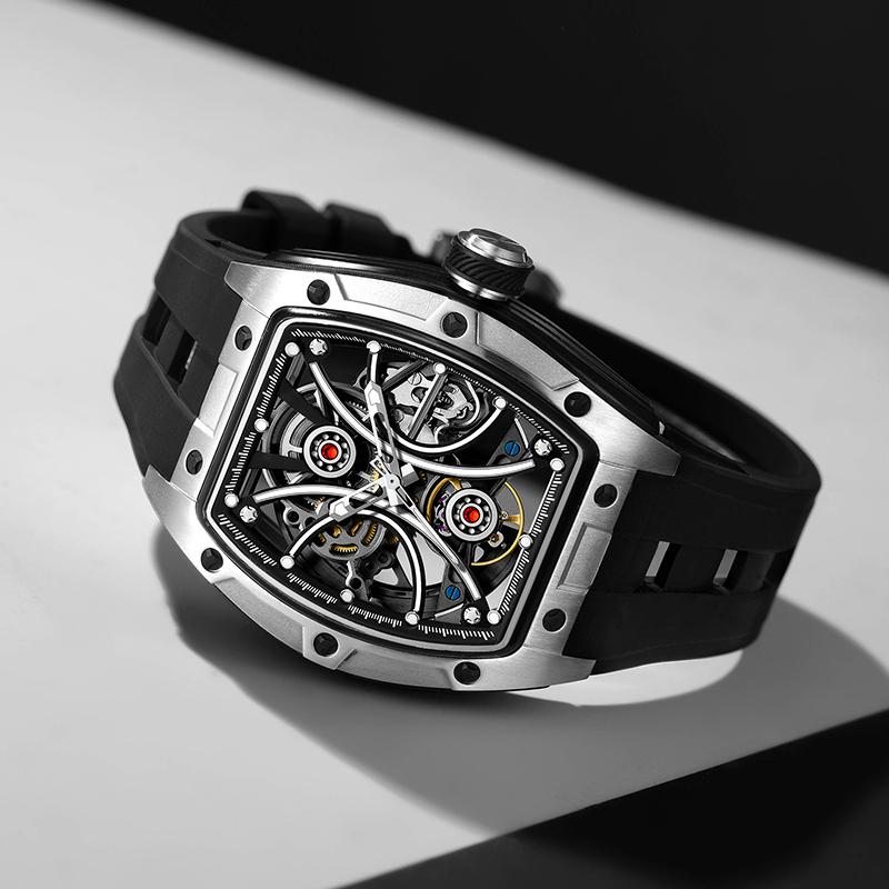 Automatic Mechanical Movement Skeleton Watch Luminous Waterproof Business Wristwatches for Men And Women