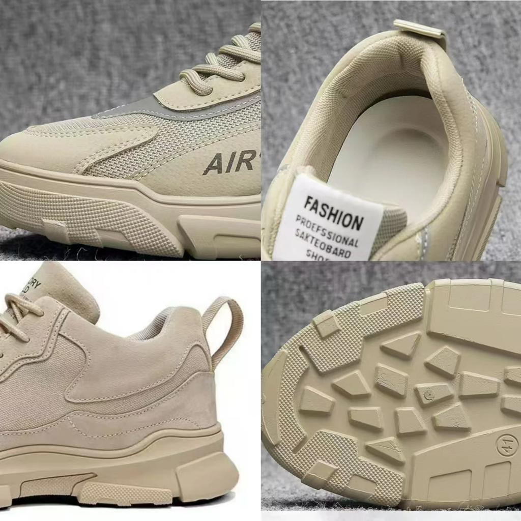 Мужская обувь Дышащие кроссовки Новая платформа Сетка Повседневная обувь Мужская Осень Роскошная шнуровка Обувь для скейтборда Удобная теннисная обувь