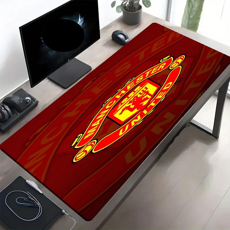 Football United F.C Print Mouse Pad, Anti‑Slip Desktop keyboard Mat, for PC Laptop Gaming Working Daily Use, Cool Festival Surprise Gift
