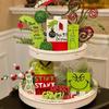 Christmas Tiered Tray Decor Christmas Decoration Inspireds Holiday Decor Inspireds Christmas