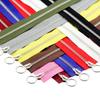 5# 70/90cm Double Circle Sliders Metal Open Tail Auto Lock Zipper For Long Down Jacket Coat DIY Sewing Handcraft Accessories
