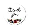 Darling Souvenir Personalized Botanical Floral 1.6 Inches Round Thank You Stickers DIY-45