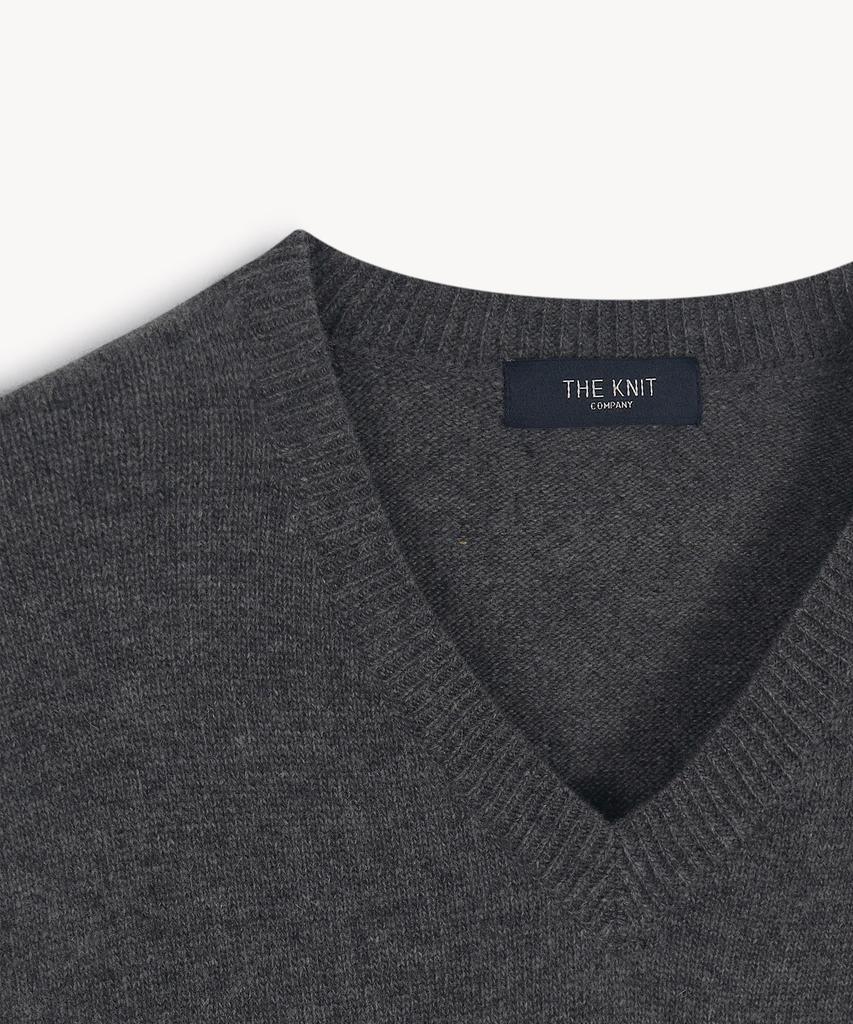 THEKNITCOMPANY (женщины) Шерстяной кашемировый свитер с V-образным вырезом 6 цветов