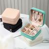 Portable Travel Display Jewelry Case Boxes Storage Earring Ring Display Organizer Box