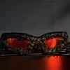 Hu bane Персональность Панк Солнцезащитные Очки мужские Y2K Хип-хоп Ретро Маленькая Рамка Для Представления Вечеринки Солнечные Очки Для Женщин Очки Очки