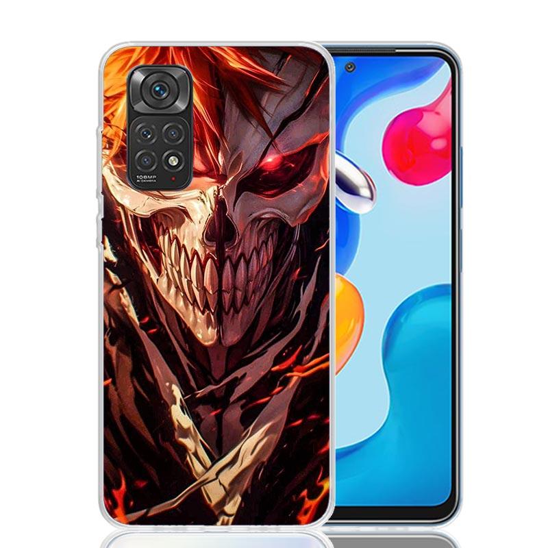 Kurosaki Ichigo Bleach Phone Case For Xiaomi Redmi Note 15 14 13 12S 12 Pro Plus 11S 11E 11 11T 10S 10 Art Soft Pattern Cover Re