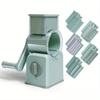 Multi Rotary Vegetable Cutter Slicer Functional Drum Hand Cranked Vegetable Potato Slicer Manual Cheese Chopper Machine Gadget