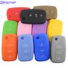 Jingyuqin 3B Silicone Car Key Cover Case For VW Golf Bora Jetta POLO Passat Skoda Superb Octavia Fabia SEAT Ibiza Leon Procted