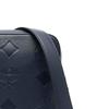 MCM Klassik Letter Combination Embossed Leather Crossbody Shoulder Bag Mini Men bags Navy-Blue MMRESKK02VC001