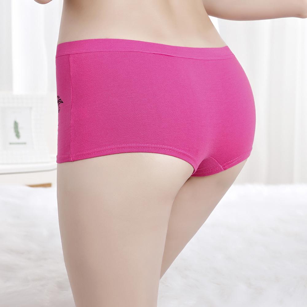 Новое хлопковое нижнее белье для женщин и девочек, шорты-боксеры, женские трусики, сексуальные шорты для мальчиков с цветочным принтом, трусики ML, XL, 6 шт./лот