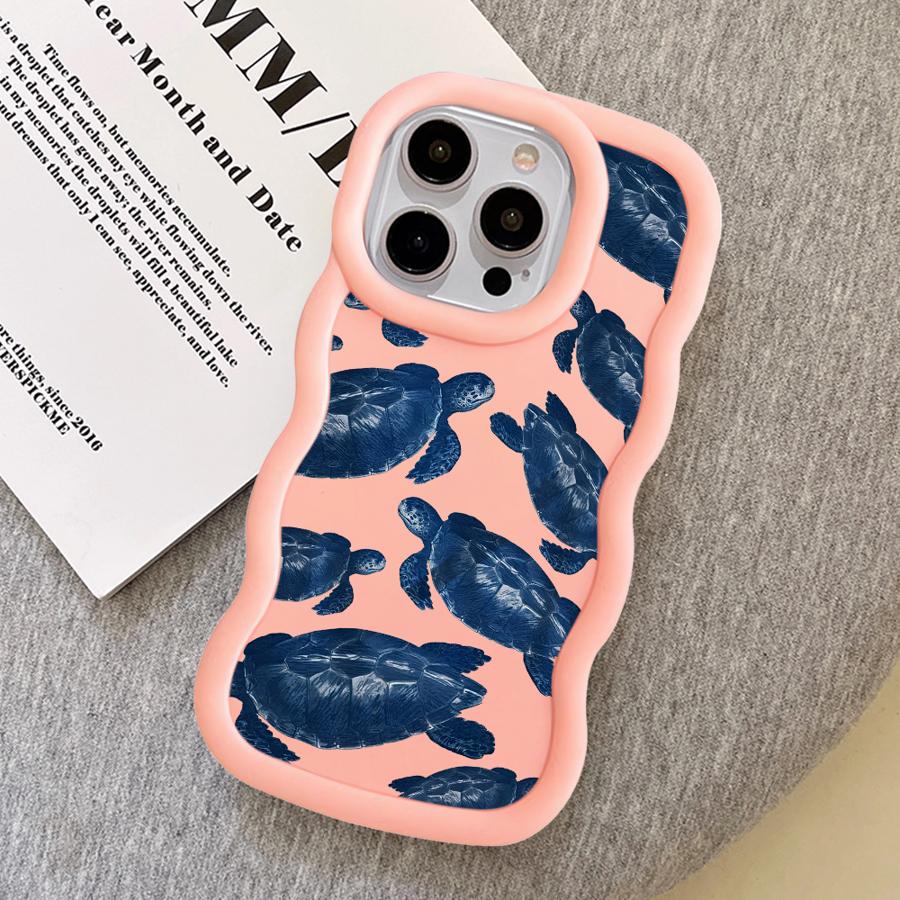 Морские Животные Мягкий Чехол для Телефона для iPhone 13 15 Plus 17 Air 16 Pro Max 14 8 11 XR 12