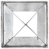 Vidaxl Kołki Gruntowe, 2 Szt., Srebrne, 10X10X76 Cm, Stal