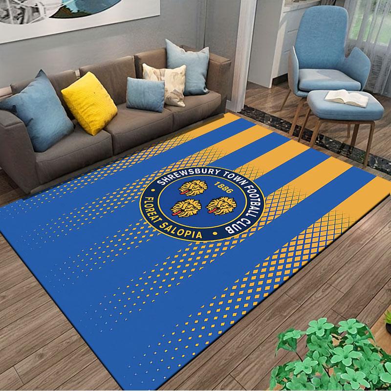 Shrewsbury Town FC Carpet Design suitable as a non-slip mat for the living room or bedroom sofa