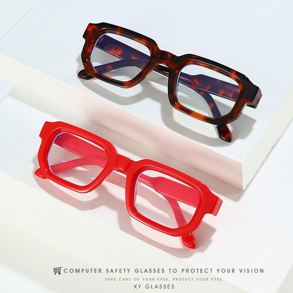 Vintage Small Square Glasses Trendy Eyeglasses Frame Fashion Glasses Frame  for Women & Men