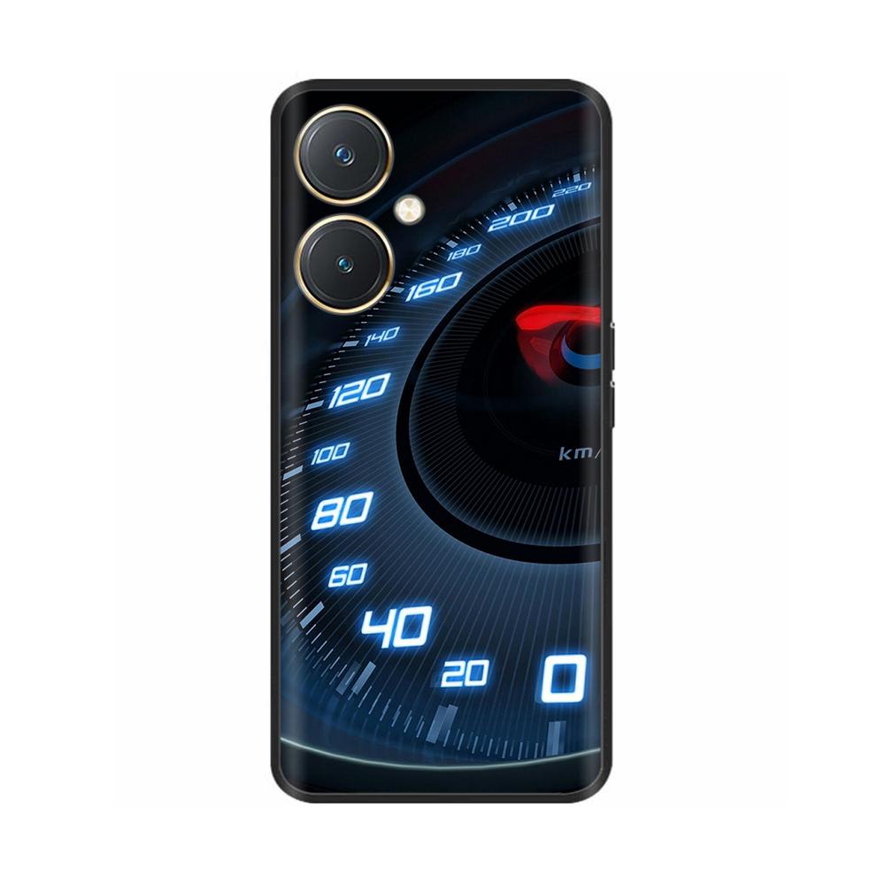 Чехол для Vivo Y27 Черный Чехол Череп Волк Силиконовый Мягкий Задние Чехлы Для Vivo Y27 5G Чехол для Телефона VivoY27 Y 27 2023 Защитный Чехол