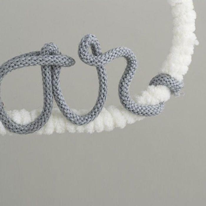 Decorative Figure - Metal - Cloud - 30 X 17.5 Cm - Grey - Interior