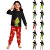 Children's  Boys And Girls Thin Two-piece  Long-sleeved Pants Two-piece