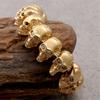 Meditation bracelet, wish-fulfilling bracelet. Made from large skull-shaped bracelets from Thailand. Suitable for a punk rock style skull outfit.