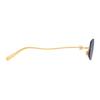 Louis Vuitton Frameless Design Metal Oval Sunglasses Women sunglasses Gold Z2959U