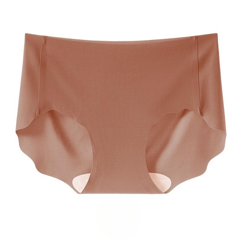 Lady Plus Size Summer Camellia Fragrance Without A Scratch Mulberry Silk 10A Antibacterial Extension Crotch Triangle Briefs