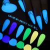 MTSSII 7ml Luminous Rubber Base Gel Reflective Glitter Gel Nail Polish Glow-in-dark Blue Green Sparkling Sequins Semi Permanent UV LED Gel Varnish