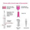 Multifunction 5 IN1 Women Electric Epilator Hair Shaver Trimmer For Eyebrow Bikini Leg Underarm Facial Hair Removal Hair Clipper