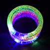 Unisex Sound Controlled Voice Led Light Up Bracelets Activated Glow Flash Bangle