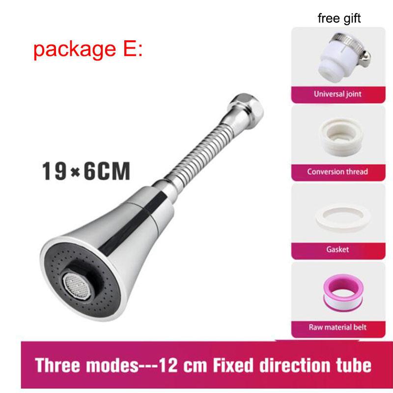 Universal Kitchen Water Nozzle Adapter Faucet Adjustable Pressure 360 Water Hose Rotating Water Tap Head Water Saving Shower B4